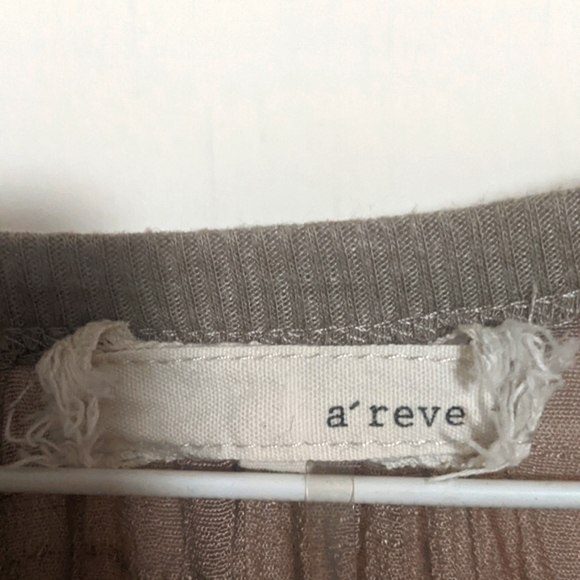 A'reve By Anthropologie Women's Casual Brown & Beige Pullover Tunic Sweater - Picture 4 of 8